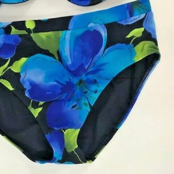 Spiegel HIGH WAIST | UNDERWIRE | Bikini, Floral | M | WELL MADE, adjustable, EUC - Picture 2 of 5